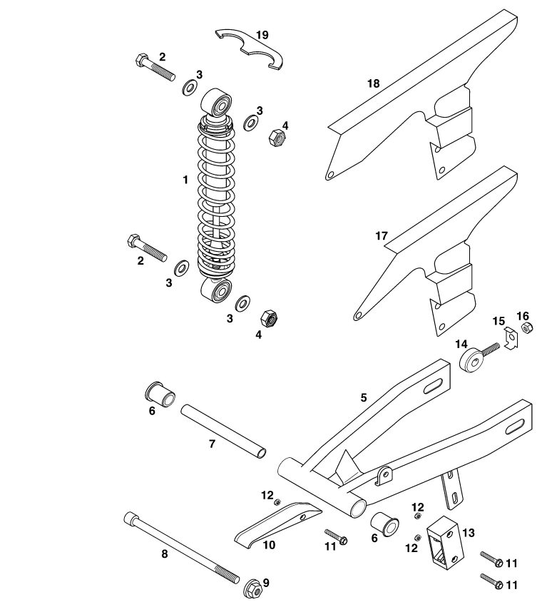 Náhled schématu SHOCK ABSORBER