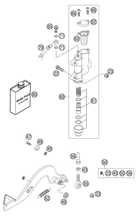 Náhled schématu REAR BRAKE CONTROL