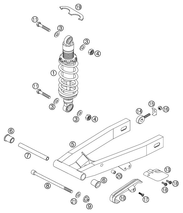Náhled schématu SHOCK ABSORBER