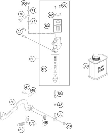 Náhled schématu REAR BRAKE CONTROL