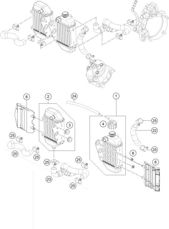 Náhled schématu COOLING SYSTEM