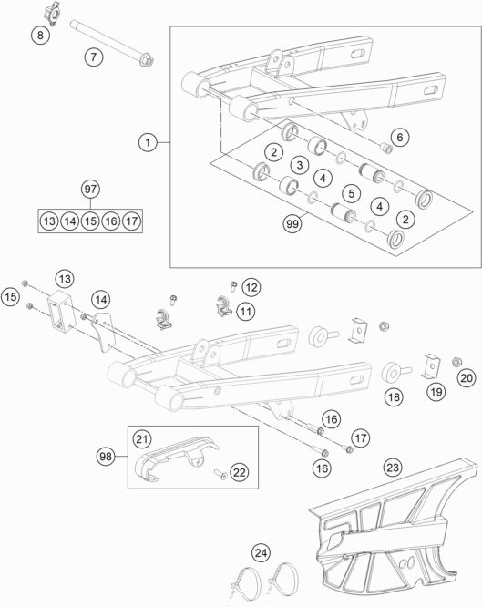 Náhled schématu SWING ARM