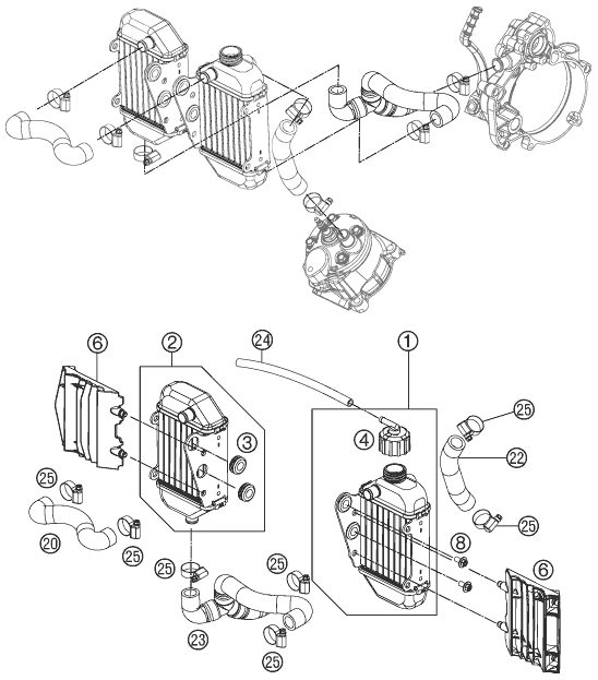 Náhled schématu COOLING SYSTEM