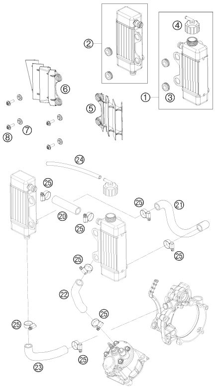 Náhled schématu COOLING SYSTEM