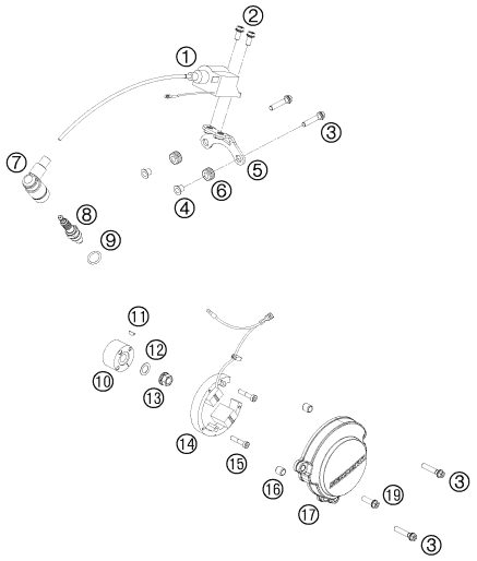 Náhled schématu IGNITION SYSTEM