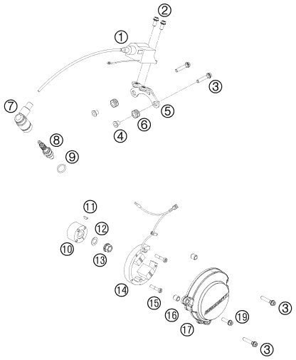 Náhled schématu IGNITION SYSTEM