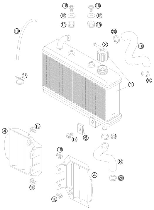 Náhled schématu COOLING SYSTEM