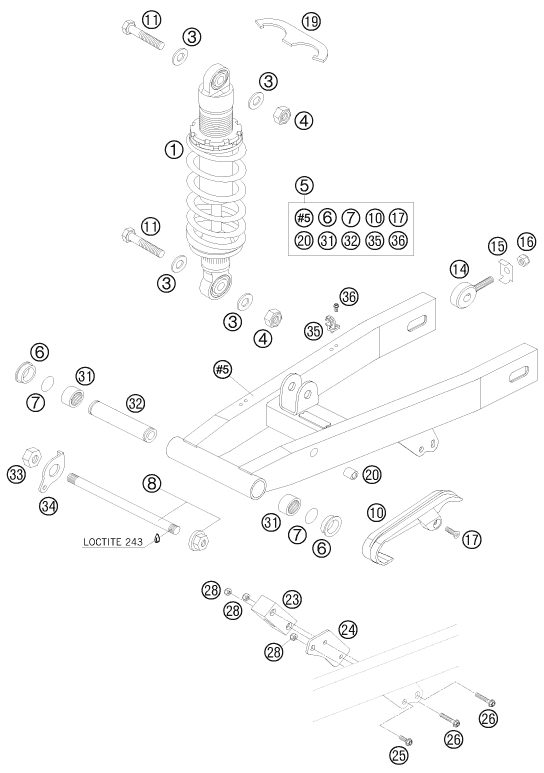 Náhled schématu SHOCK ABSORBER