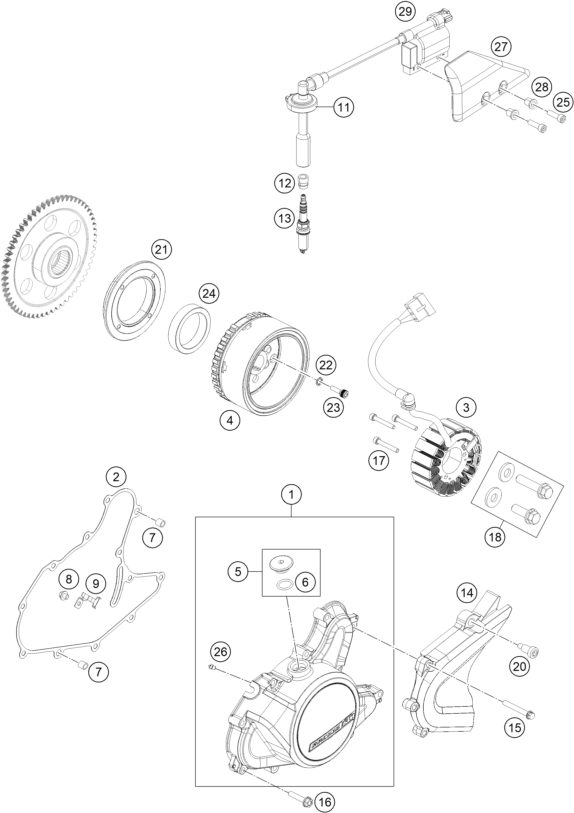 Náhled schématu IGNITION SYSTEM