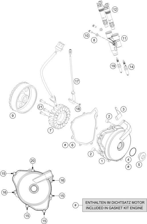 Náhled schématu IGNITION SYSTEM