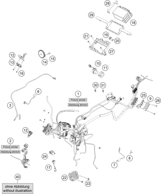 Náhled schématu WIRING HARNESS