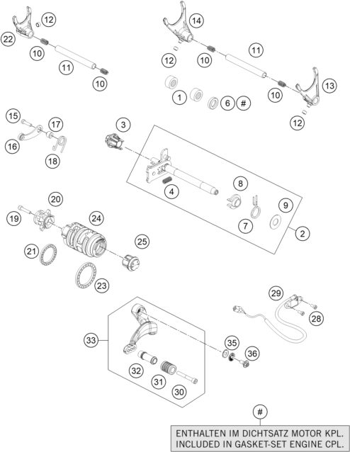 Náhled schématu SHIFTING MECHANISM