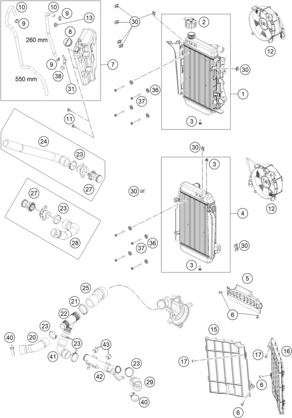 Náhled schématu COOLING SYSTEM