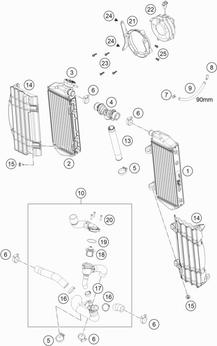 Náhled schématu COOLING SYSTEM