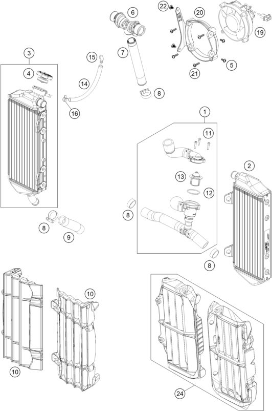 Náhled schématu COOLING SYSTEM