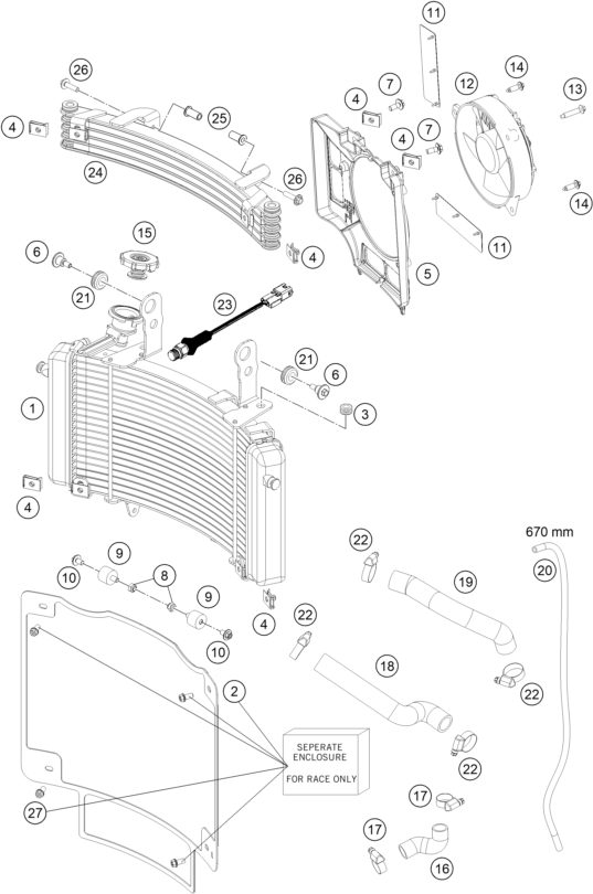 Náhled schématu COOLING SYSTEM