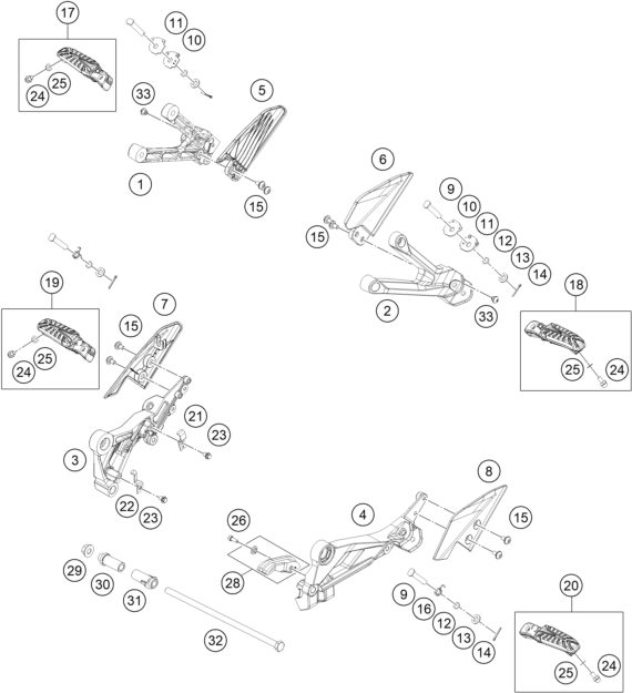 Náhled schématu FOOTPEGS