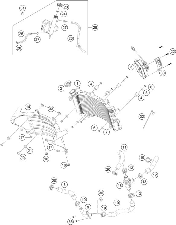 Náhled schématu COOLING SYSTEM
