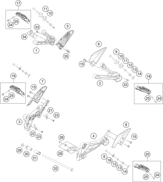 Náhled schématu FOOTPEGS