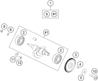 Náhled schématu BALANCER SHAFT