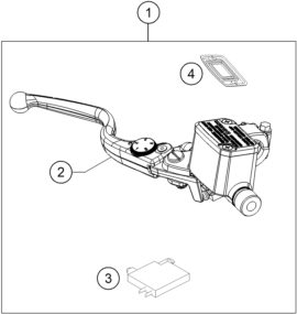 Náhled schématu FRONT BRAKE CONTROL