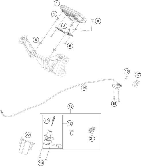 Náhled schématu INSTRUMENTS / LOCK SYSTEM