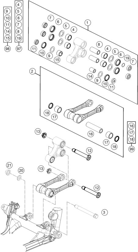 Náhled schématu PRO LEVER LINKING