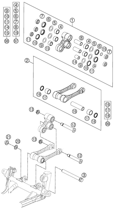 Náhled schématu PRO LEVER LINKING