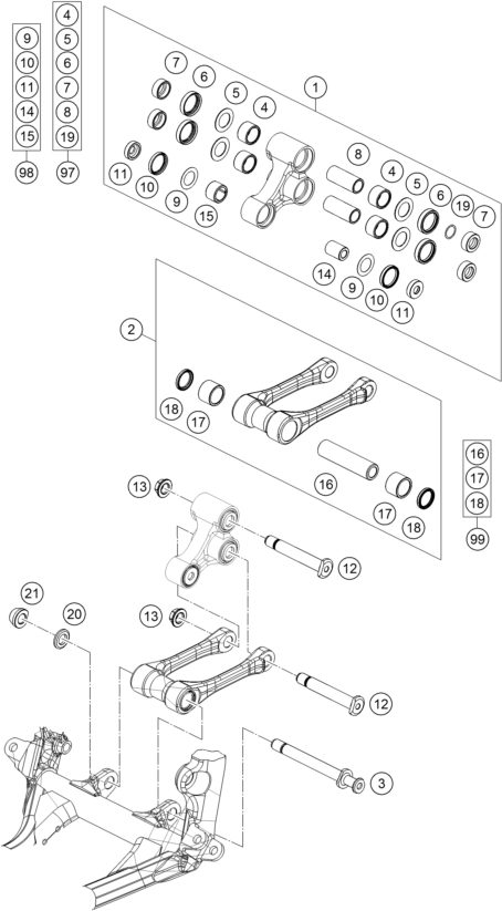 Náhled schématu PRO LEVER LINKING
