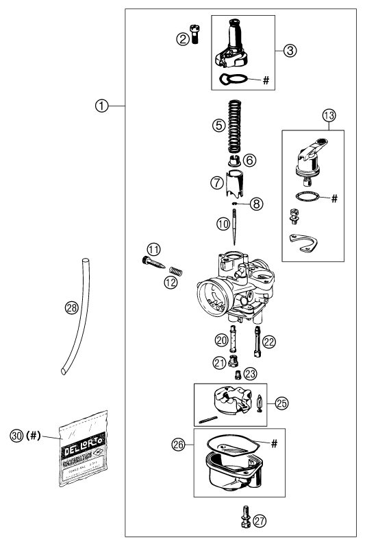 Náhled schématu CARBURETOR