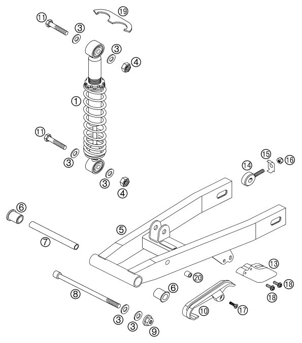 Náhled schématu SHOCK ABSORBER