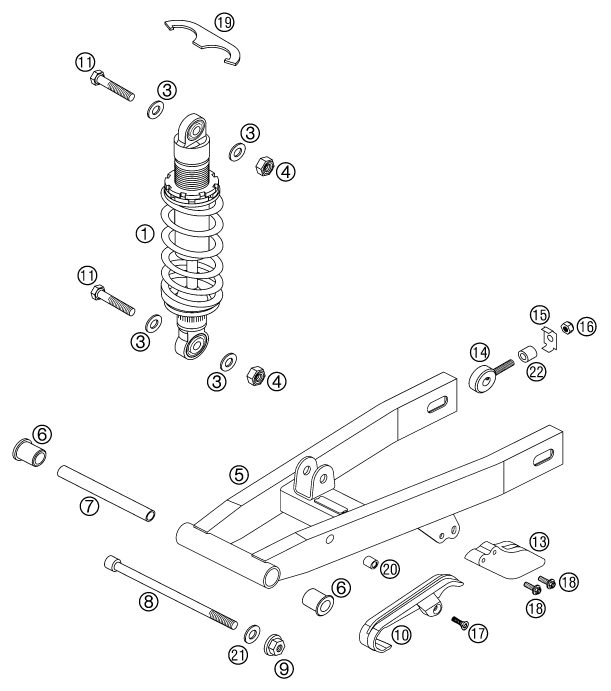 Náhled schématu SHOCK ABSORBER