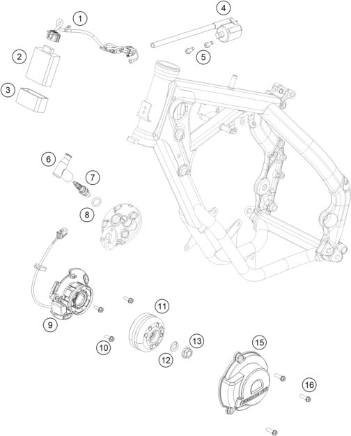 Náhled schématu IGNITION SYSTEM