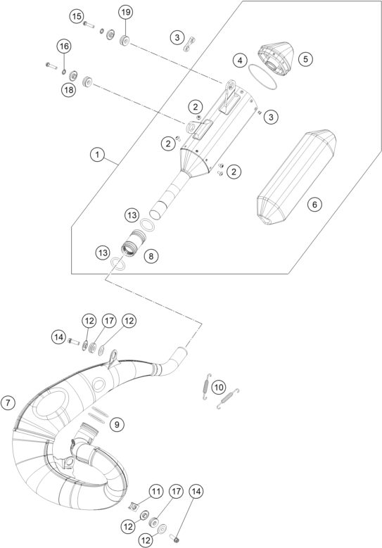 Náhled schématu EXHAUST SYSTEM