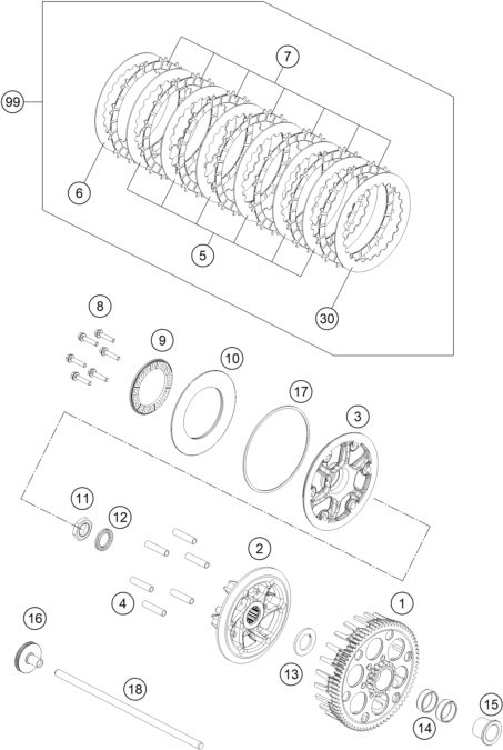 Náhled schématu CLUTCH