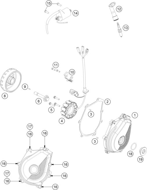 Náhled schématu IGNITION SYSTEM