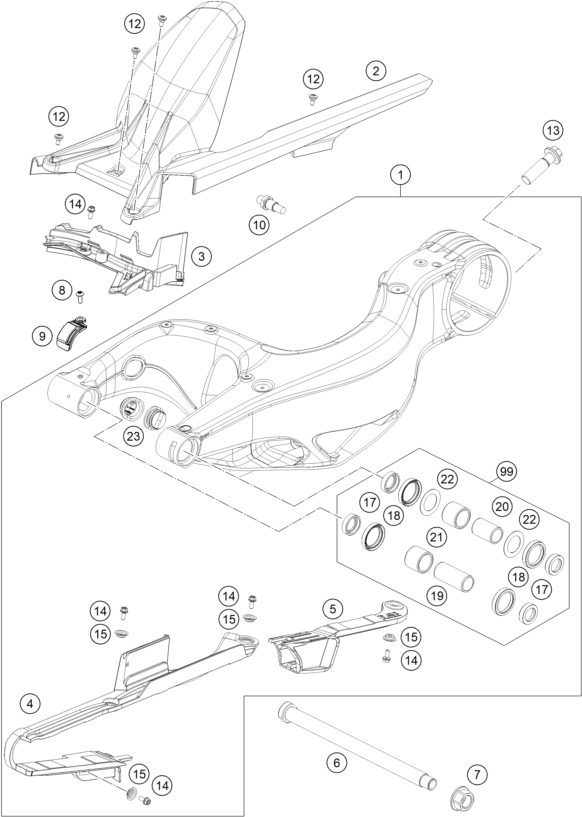 Náhled schématu SWING ARM