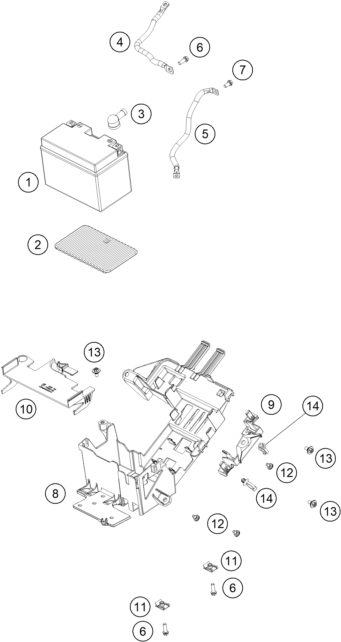 Náhled schématu BATTERY