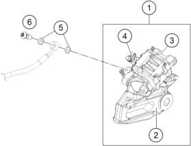 Náhled schématu REAR BRAKE CALIPER
