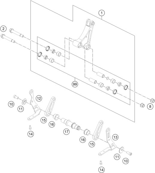 Náhled schématu PRO LEVER LINKING