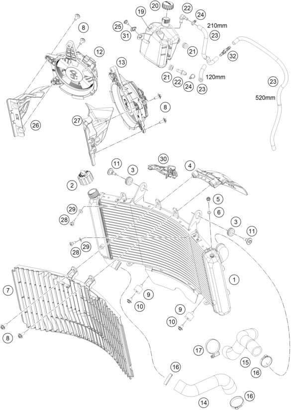Náhled schématu COOLING SYSTEM