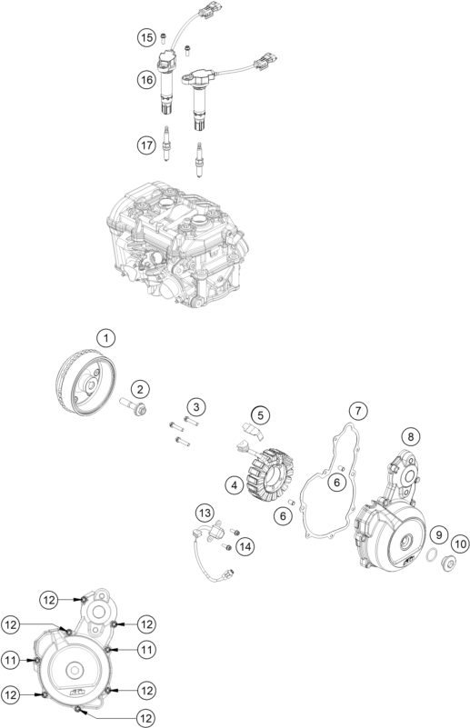 Náhled schématu IGNITION SYSTEM