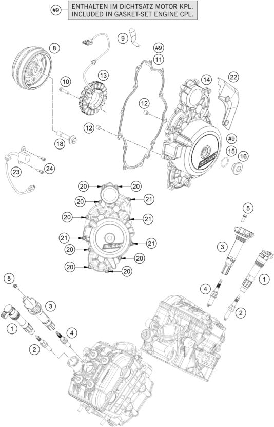 Náhled schématu IGNITION SYSTEM