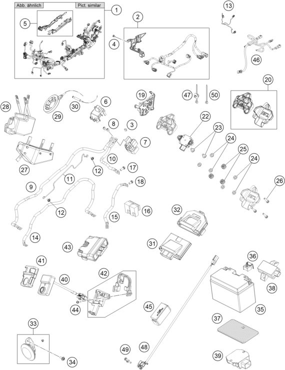 Náhled schématu WIRING HARNESS