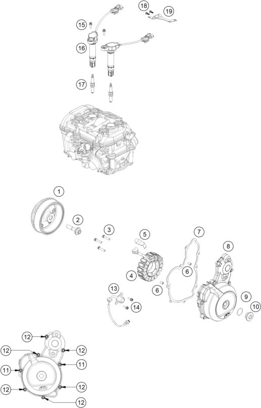 Náhled schématu IGNITION SYSTEM