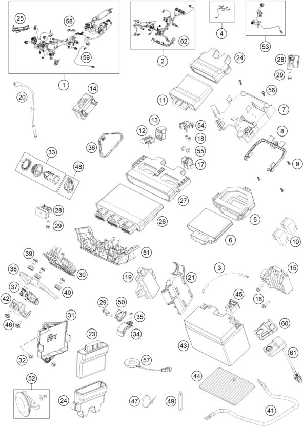 Náhled schématu WIRING HARNESS