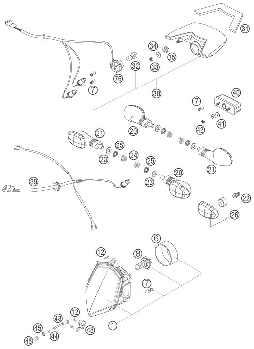Náhled schématu LIGHTING SYSTEM