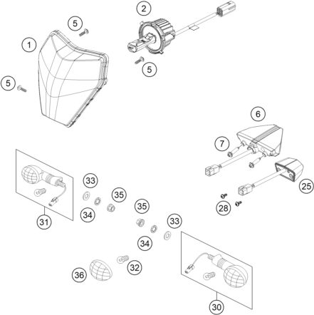 Náhled schématu LIGHTING SYSTEM