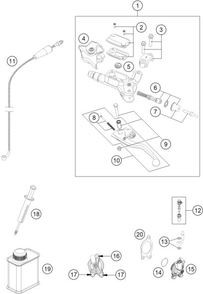 Náhled schématu CLUTCH CONTROL