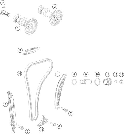 Náhled schématu TIMING DRIVE
